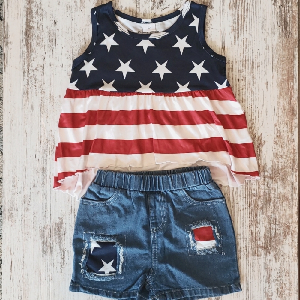 Girl's USA Outfit